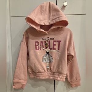 Pink Ballet Graphic Hoodie - 2-3T